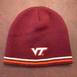 Virginia Tech Hokies Winter Hat Maroon Orange